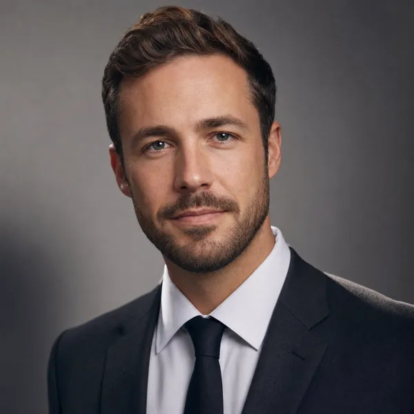 Corporate Headshot Cinematic — 85mm Executive Studio Portrait preview