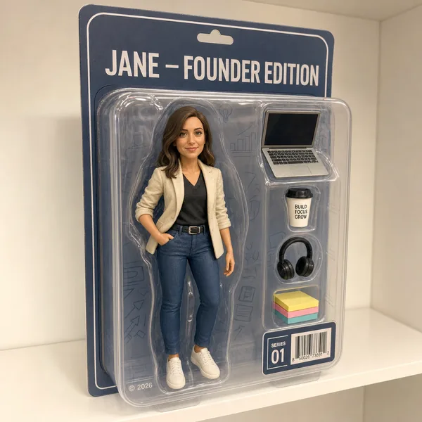 3D Figurine in Retail Box — Personalized Collectible Toy of You preview