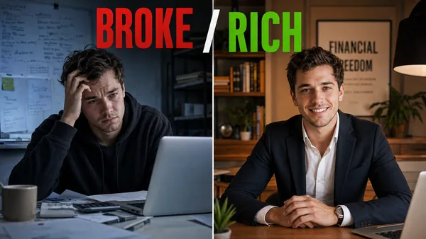 Split-Scene Before/After — YouTube Transformation Thumbnail preview