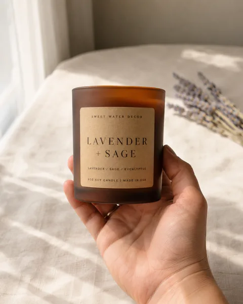Etsy Lifestyle Shot — Product in Hand on a Sunlit Surface preview