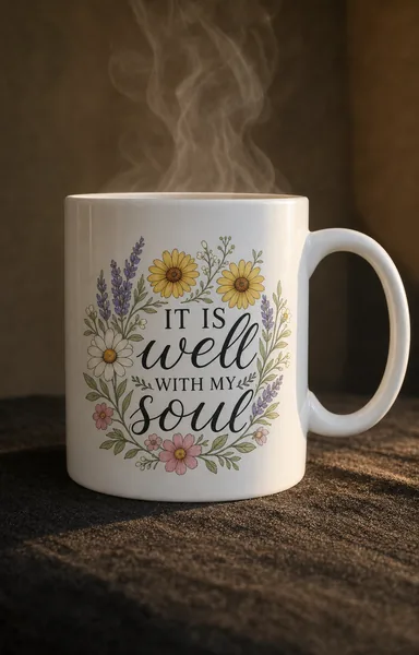 Mug Mockup — Editorial Macro Steam Shot for Café Merch Listings preview