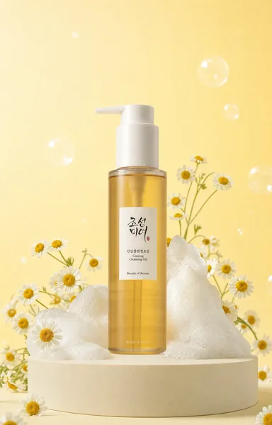 Skincare Studio Hero — Clean Pastel Podium Shot preview