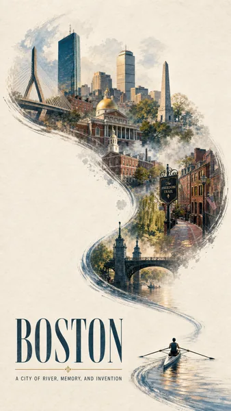 Custom City Poster — Calligraphic Skyline Wall Art (Swap-the-City) preview